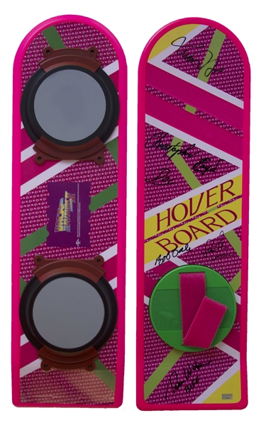 ''Back to the Future II'' Cast Signed Hoverboard